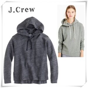 J.crew Oversized Fleece Pullover Hoodie Dark Gray